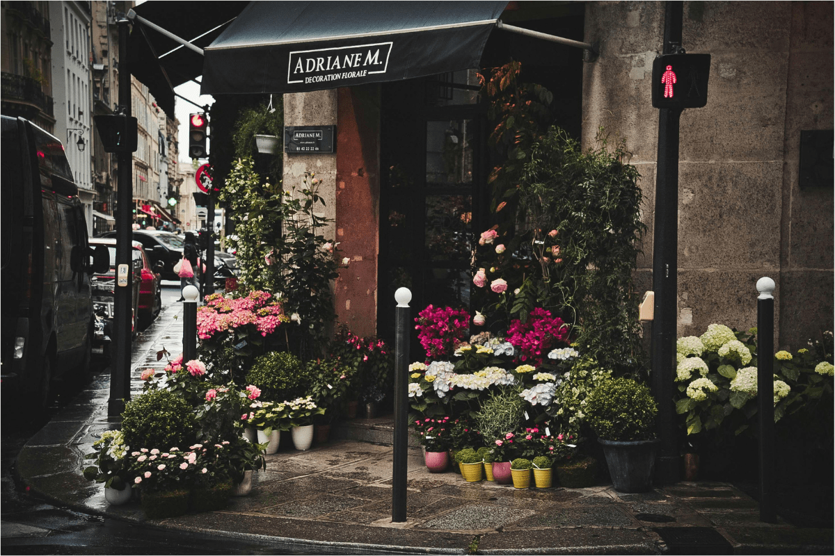 A Florist Shop From the Outside Can Be Seen Illustrating How to Start a Floral Business